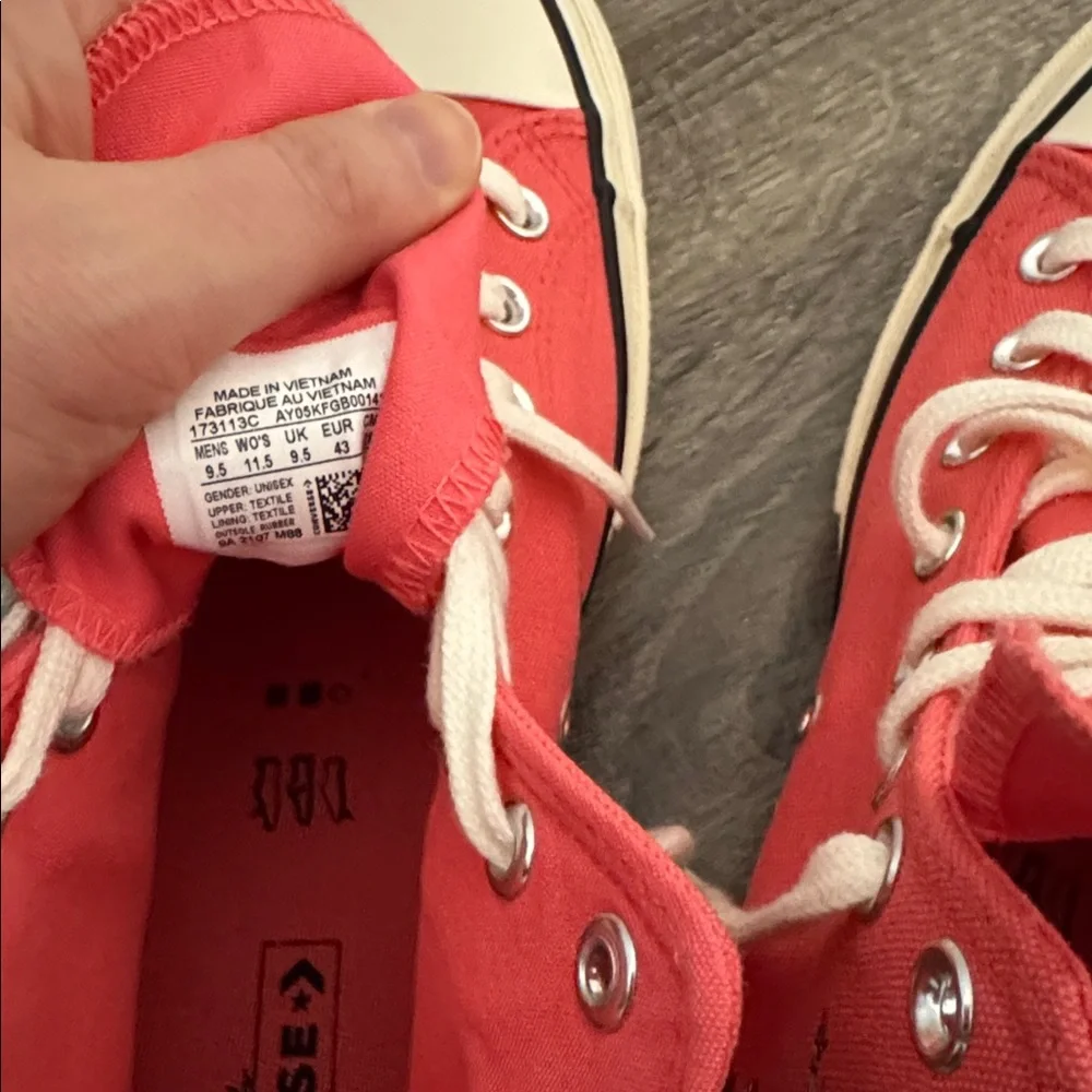 Converse Chuck 70 Pink High Top Sneakers Dia de los Muertos US Men’s 9.5 - Picture 7 of 10